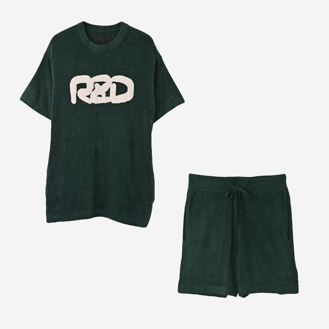 【ReZARD】SETUP Towel fabric Room Wear Small Logo（Short pants）(Green)